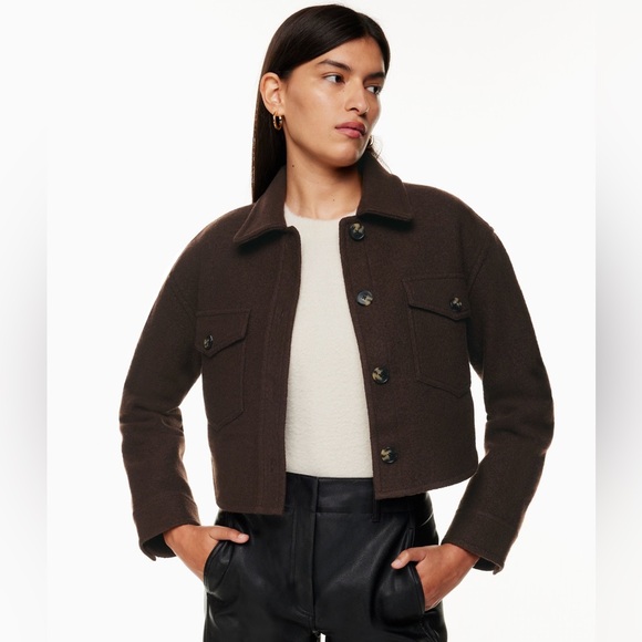 Wilfred Jackets & Blazers - Wilfred Brown Utility Jacket